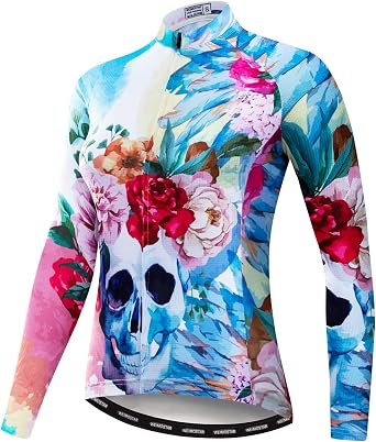 Cycling Jersey Women Biking Jersey Long Sleeve Cycling Shirt Top Ladies MTB Bicycle Clothing