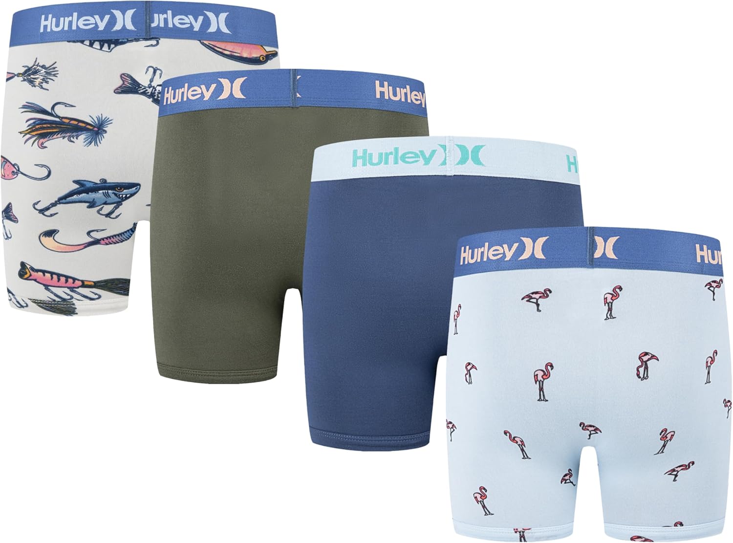 Hurley boys Performance Boxer Briefs (4-pack) - Image 2