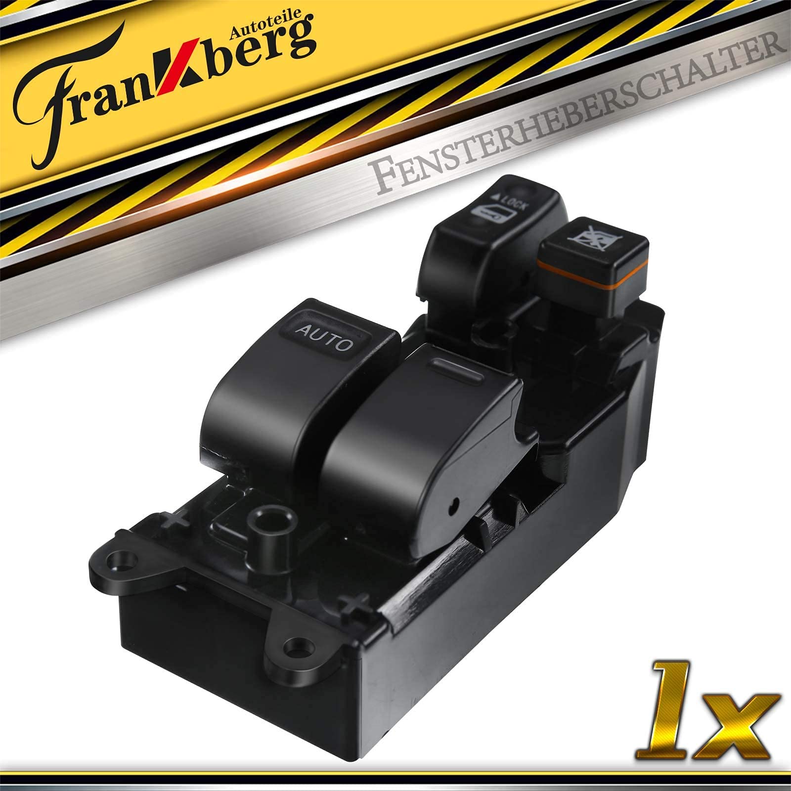 Frankberg Interruttori alzacristalli Anteriore sinistro Compatibile con Yaris P1 1.3 1.0 1.5 1.4 D-4D 1999-2005 Replace# DS1752,DWS1414