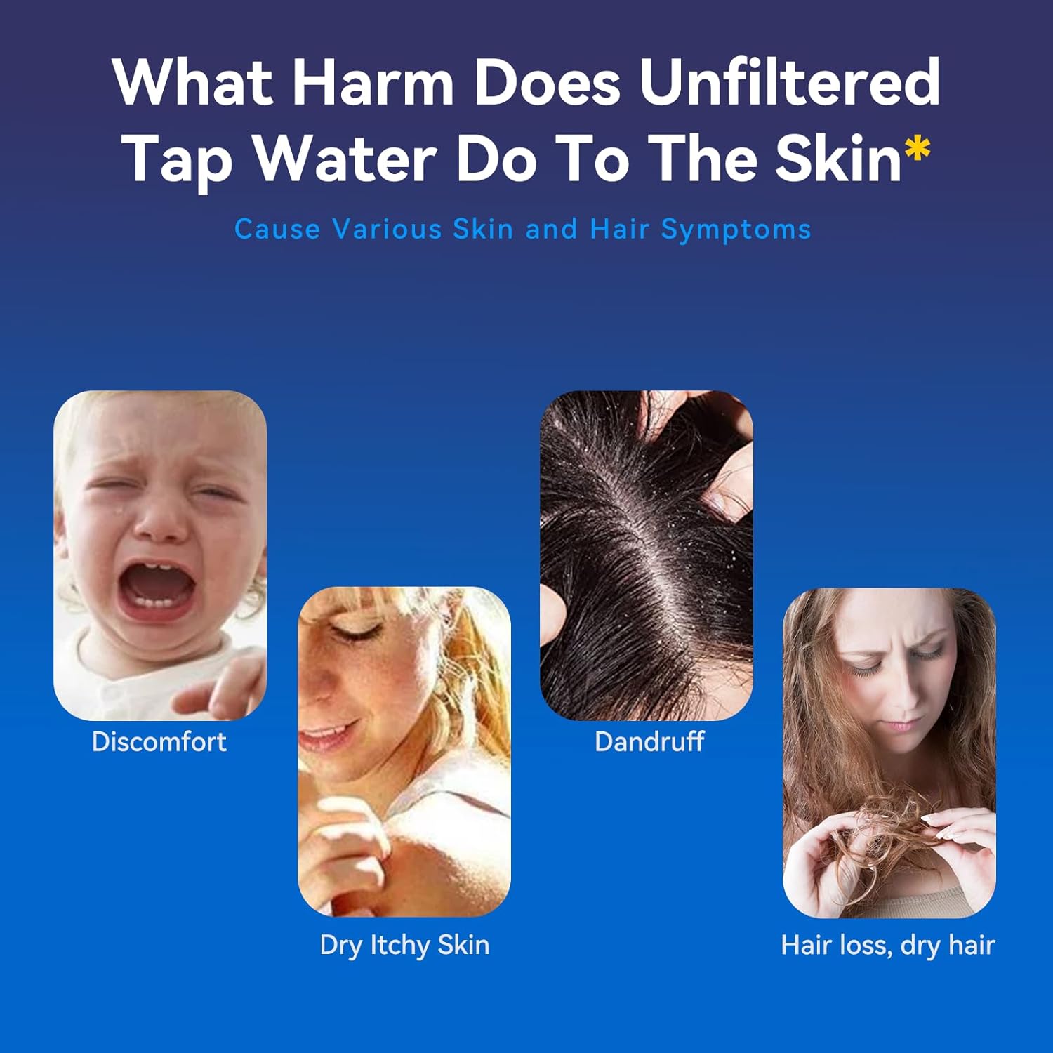 ALTHY Vitamin C Revitalizing Shower Head Water Filter - Reduces Chlorine, Heavy Metal & Softens Hard Water- Prevent Dry Itchy Skin, Hair Loss, Dandruff (Includes 4 Filters)