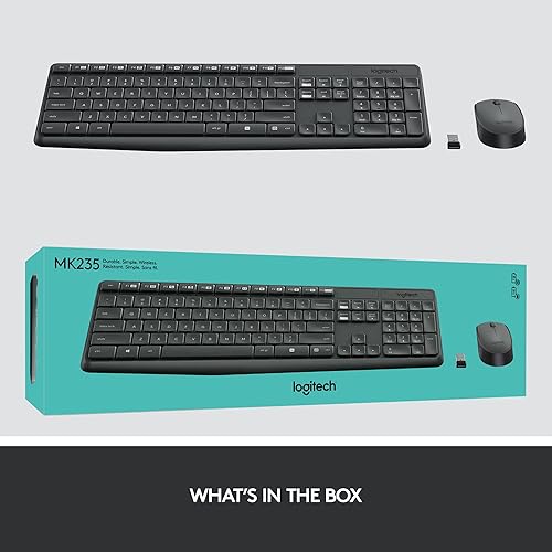 Miniatura 7 de Logitech Teclado y mouse inalámbrico MK235