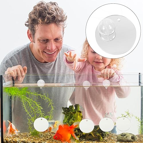 Miniatura 2 de Espejo flotante Betta de entrenamiento Betta espejo de ejercicio Betta acrílico con bola flotante, espejo de tanque de peces para Betta Betta Fish