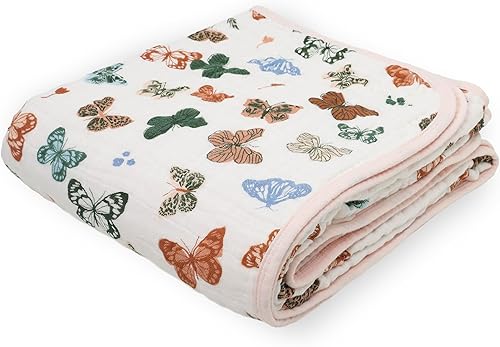 Vista 14 de Little Unicorn - Colcha de algodón original de muselina extrasuave de varias capas, para bebés y niños pequeños (planetas)