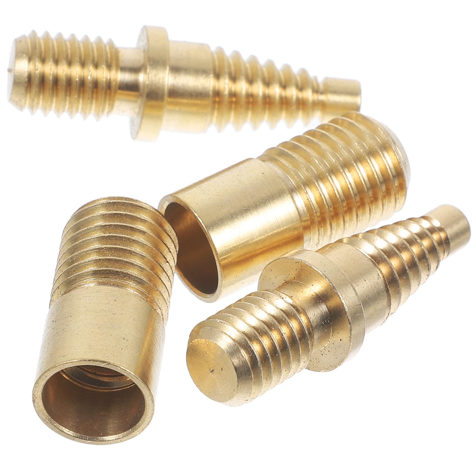 LABRIMP Snooker Cue Extension Copper Screws 2 Sets with Added Stability and Easy Installation Pool Cue Joint Pin Screws
