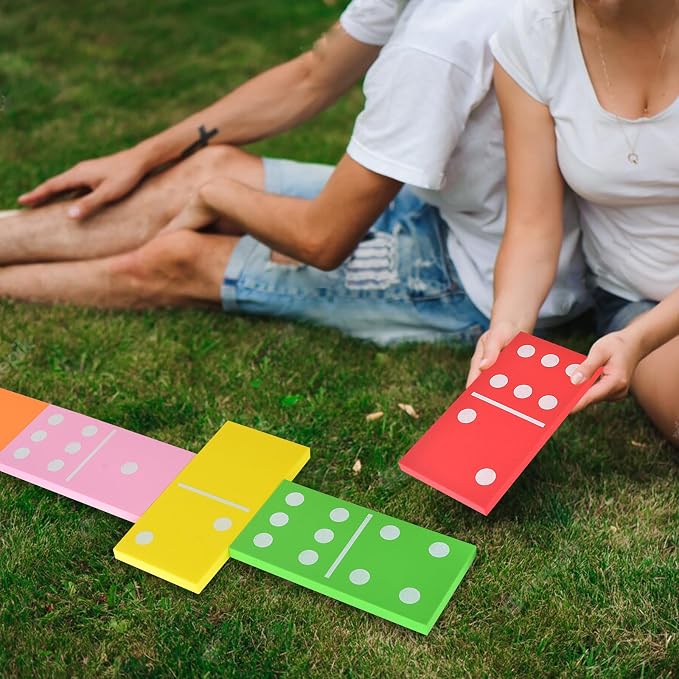 Juegos Gigantes Domino 28 Piezas Colores Incluye Bolsa miniatura 2