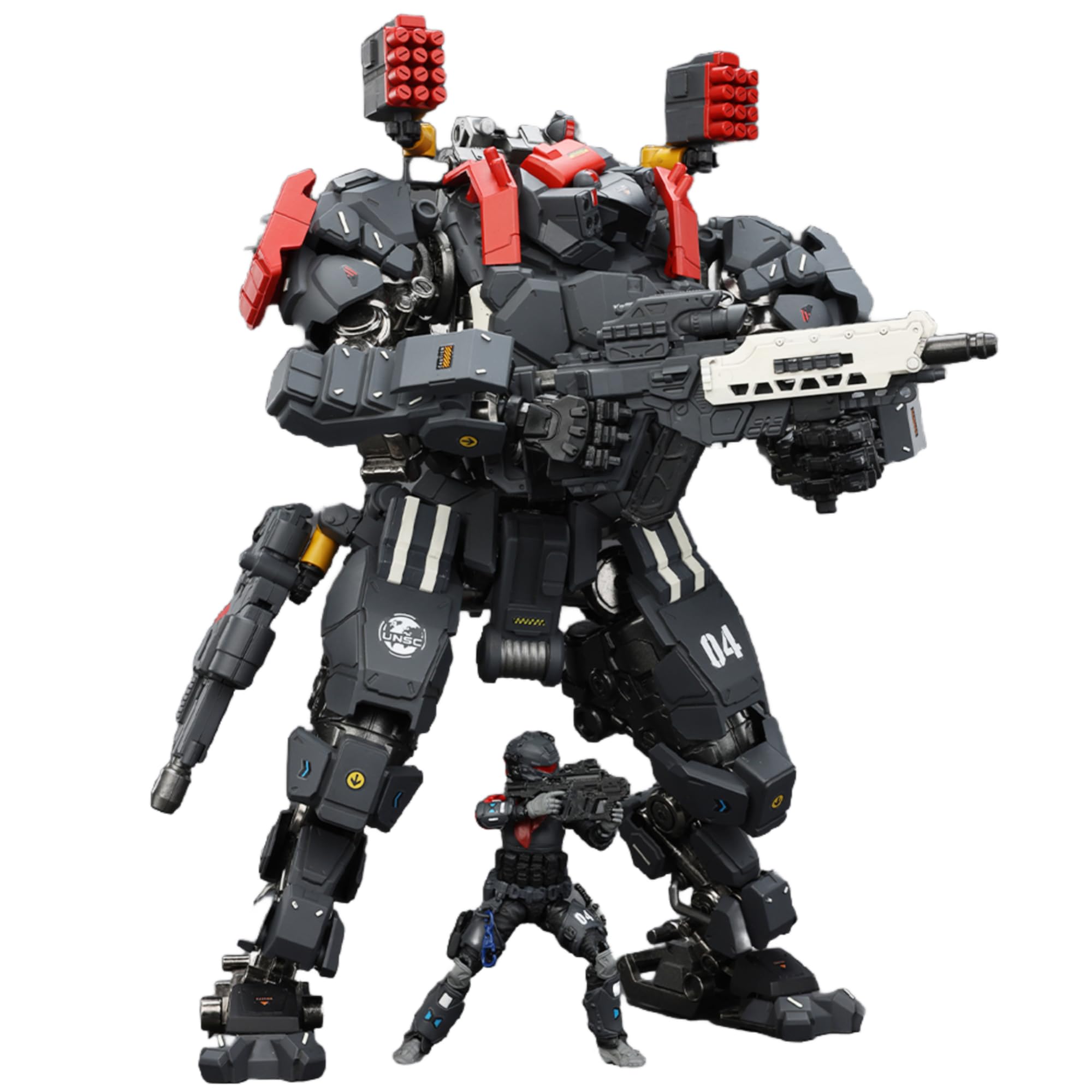 Toyverse JOYTOY 1/18 Battle for The Stars Action Figure Tyrant-04 City Combat Type, Movable Joints Character Model, Age 15+