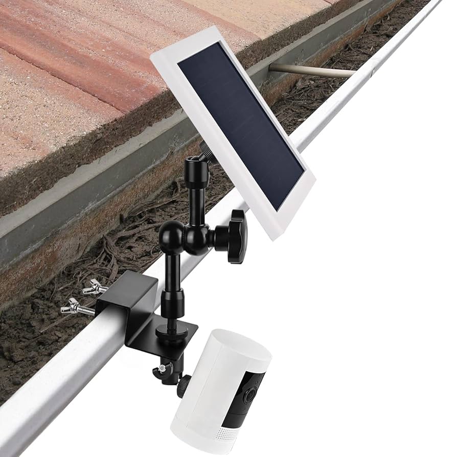 Amazon.com : 2-in-1 Gutter Mount for Ring Solar Panel, Stick