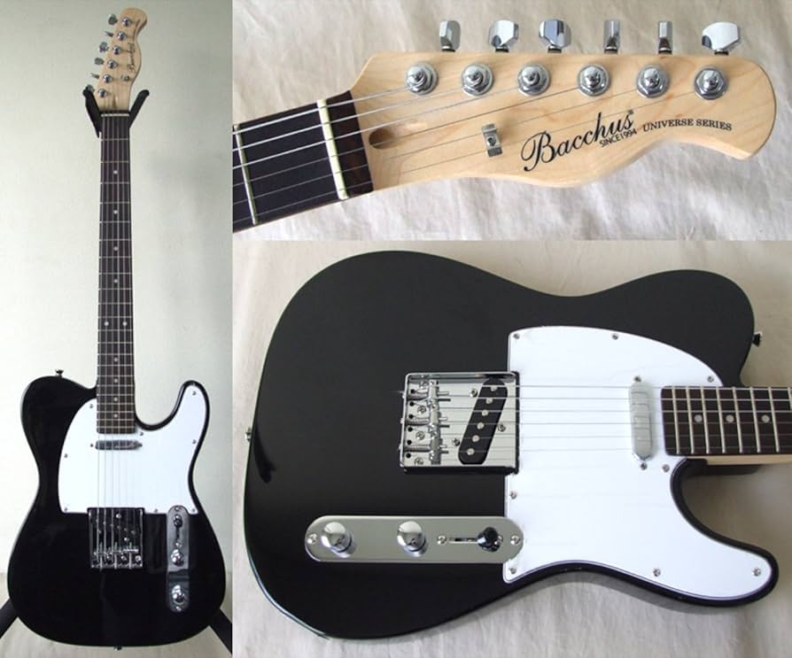 エレキギター　Bacchus　BTE-1R（BLK）　新品・未使用！ Amazon | Bacchus BTE-1R BLK テレキャスター エレキギター ユニバース