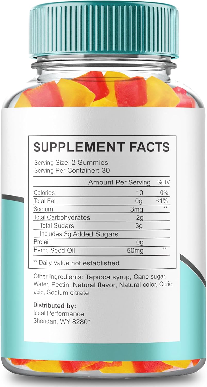 Harmony Wave Gummies - Official Harmony Wave Supplement Hemp Gummys - Maximum Strength, All Natural Support for Overall Health and Wellness Support, Advanced HarmonyWave Gummy Reviews (5 Pack)