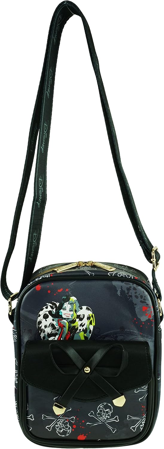 Villains Vegan Leather Crossbody/Shoulder Bag (Cruella)