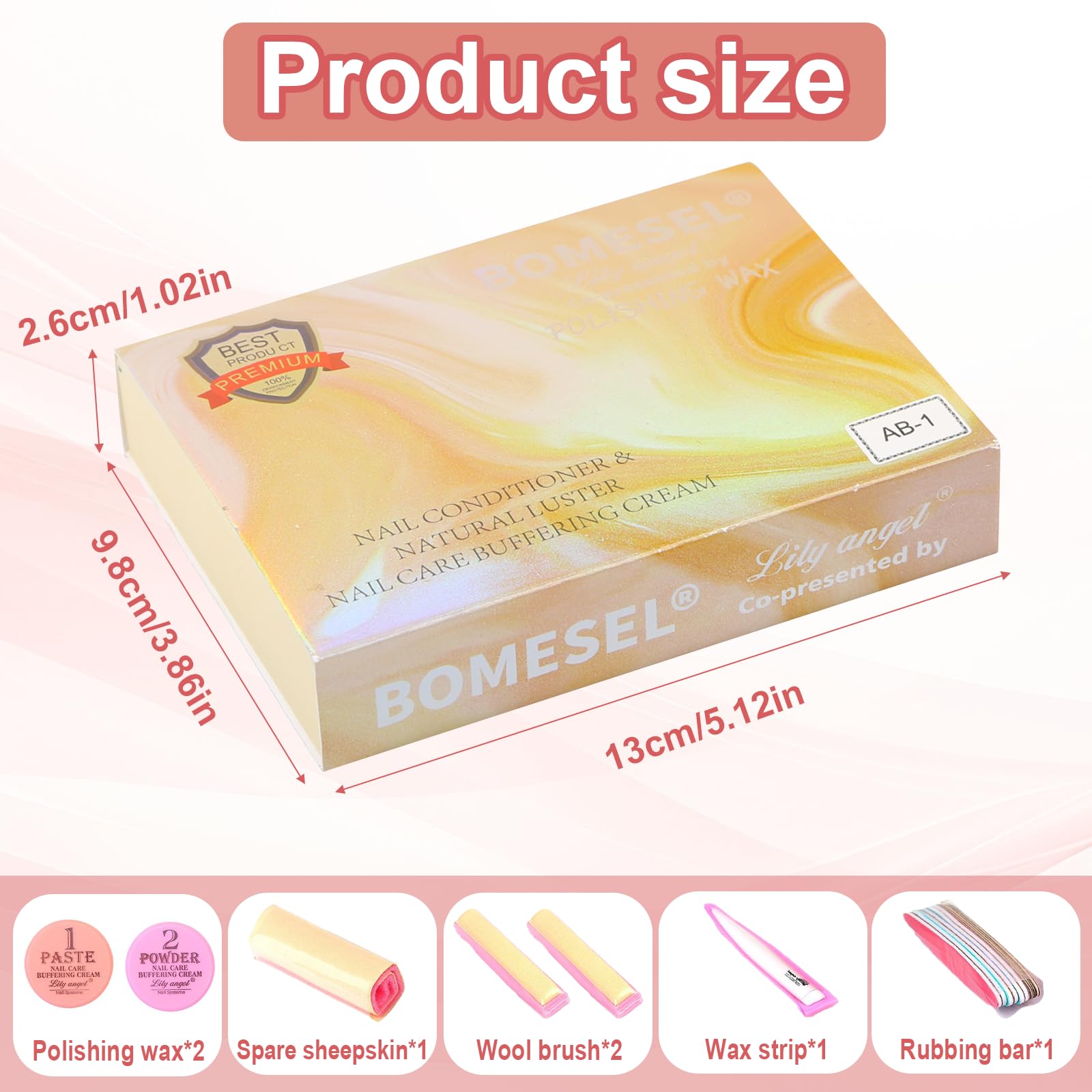 Manicura Japonesa 13 Piezas – Profesional Manicura, para Regeneración de Uñas y Fortalecimiento de la Placa de la Uña, Tratamiento de Reparación, Kit de Uñas Saludables Premium