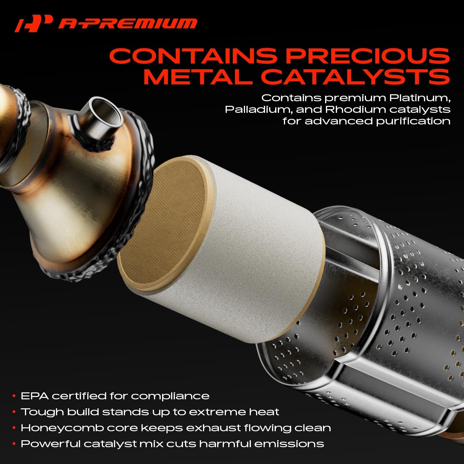 Amazon.com: A-Premium Left Catalytic Converter, E.P.A Compliant