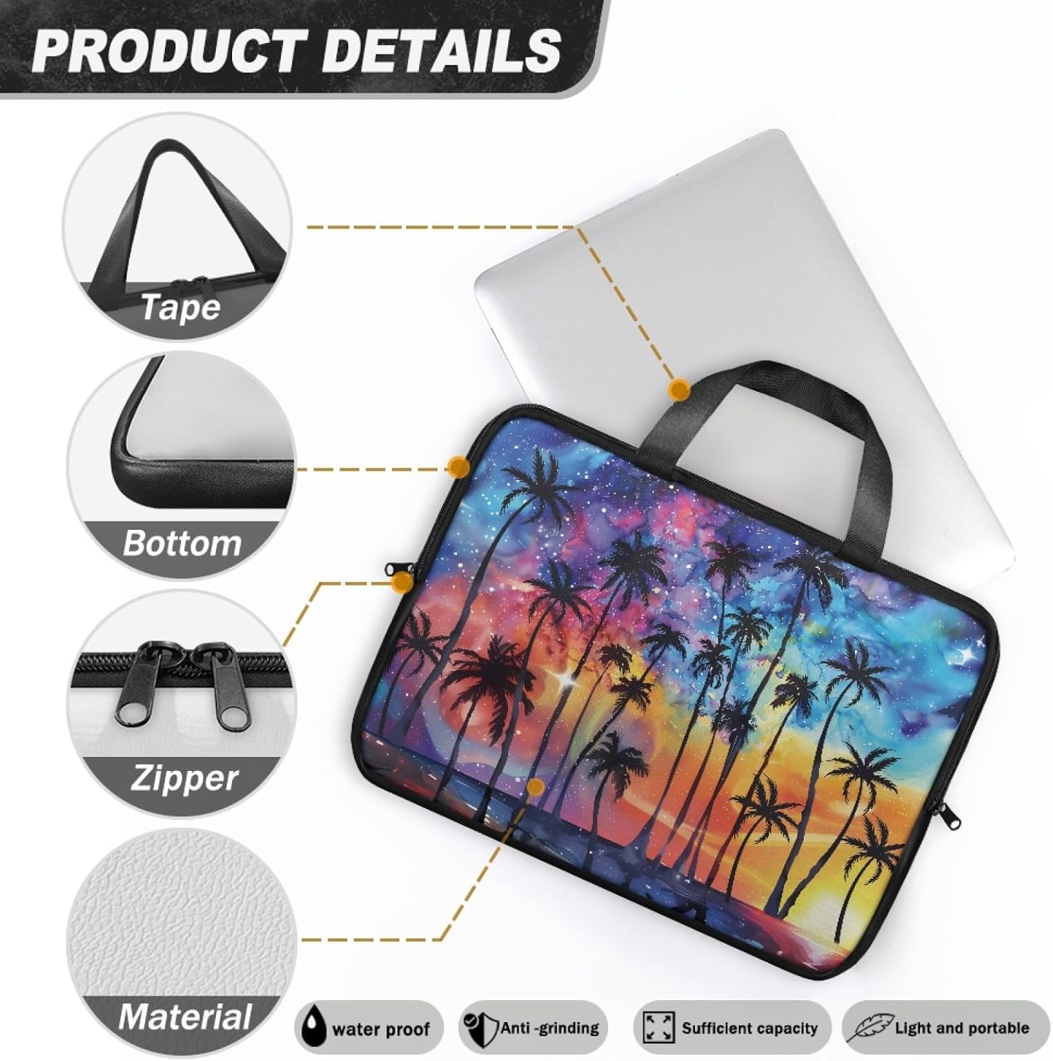 Laptop Bag for Women Men Computer Bag