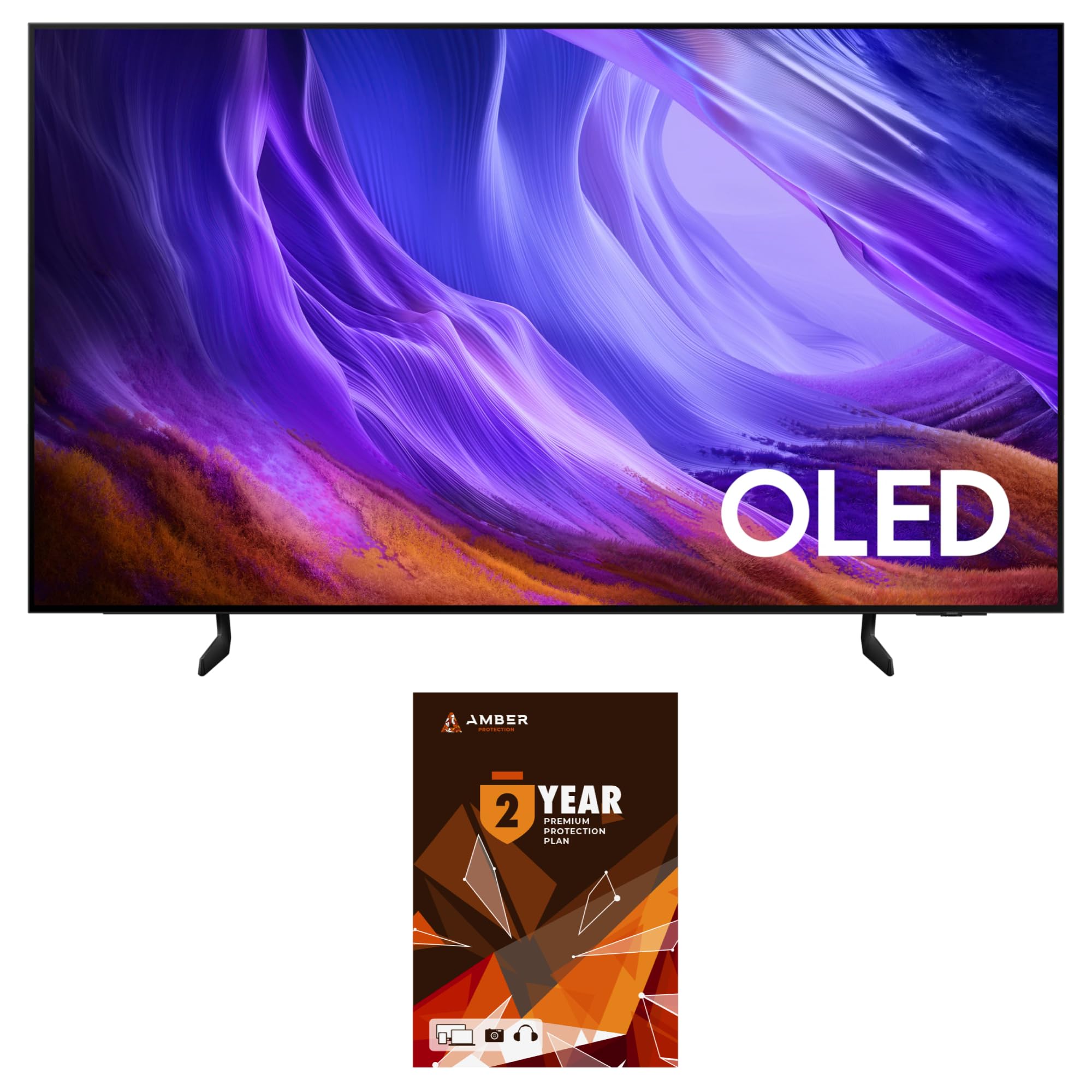 Samsung QN83S85HAEXZA 83" 4K OLED TV with a 2 Year Amber Protection (2026)