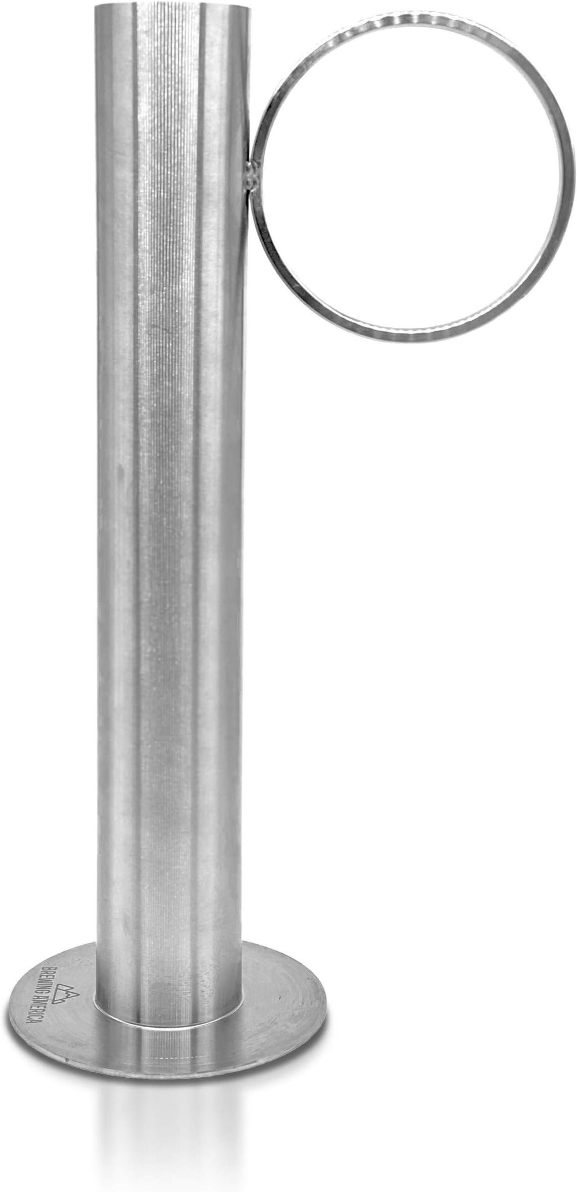 Brewing America Maple Syrup Hydrometer Test Cup for Sugar and Moisture Content Measurement for Consistently Delicious Pure Syrup - Stainless Steel - 10 Inches Tall