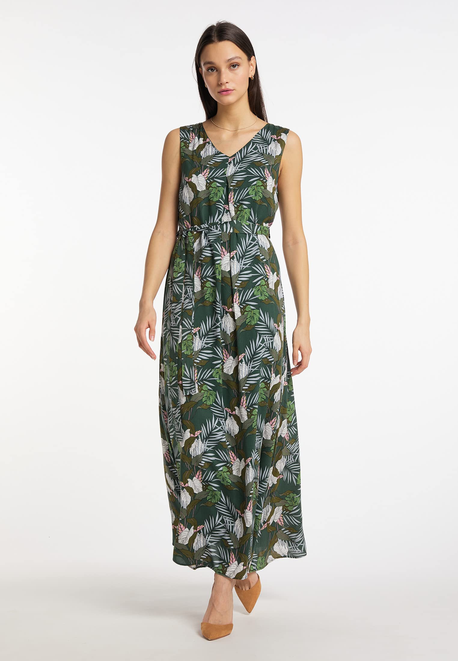 IMANE Robe Maxi Femme