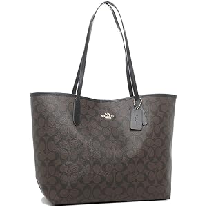 【超レア柄　美品】COACHダークブラウン レザー トートバッグ COACH コーチ トートバッグ レザー ダークブラウン系 美品 大