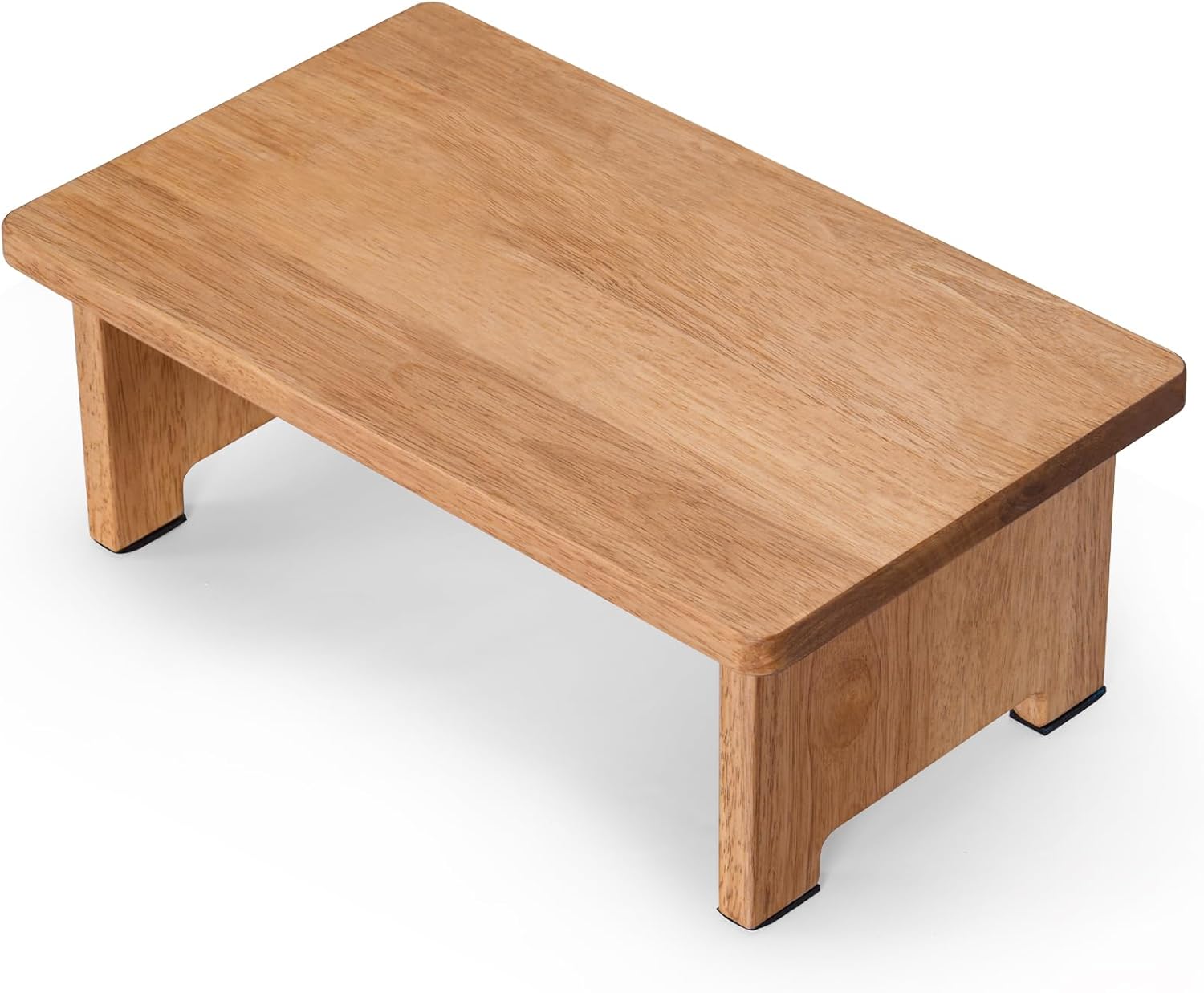 Solid Wood Stool Wooden Step Stools for Adults One Stepping Stools with for Bedroom Kitchen Bathroom, Bed Steps for High Beds