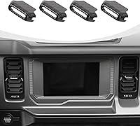 Vista 11 de para Ajuste de Salida de Aire Acondicionado Bronco, 4 Piezas Cubierta de Ventilación de Salida de Aire de Control Central Compatible con Accesorios