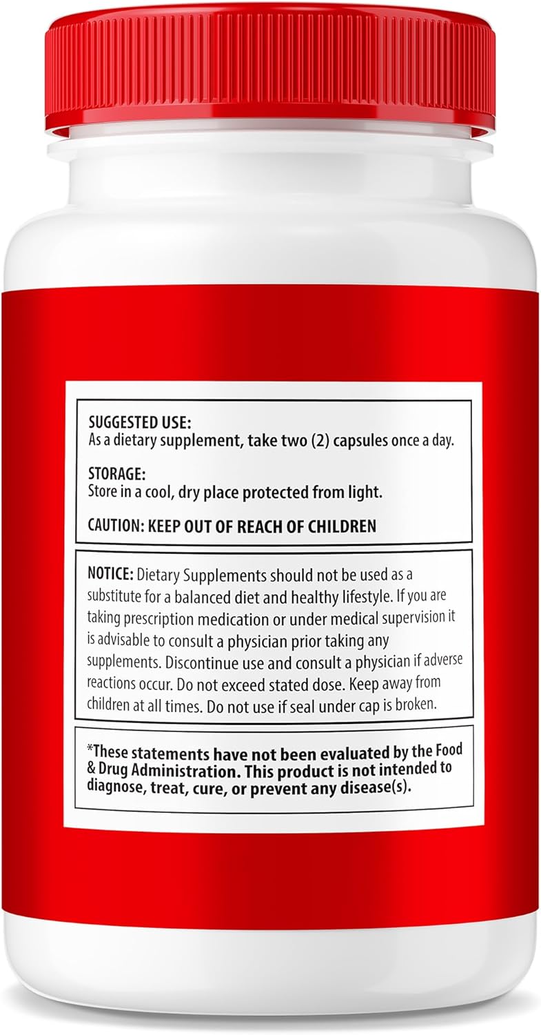 (2 Pack) GlucoSense – Official Gluco Sense Formula with Clean, Premium Blend to Help Support Healthy Circulation, Natural Flow & Balanced Levels | Just 2 Easy-to-Swallow Pills Daily (120 Capsules)