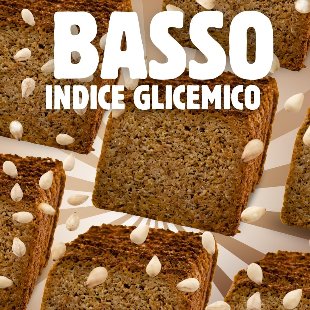 NÄTOO PANE PROTEICO 2 Confezioni da 360g Pane a Fette Low Carb Keto 30% Proteine Ideale per Dieta Chetogenica Protein Bread con Basso Contenuto di Carboidrati Vegano