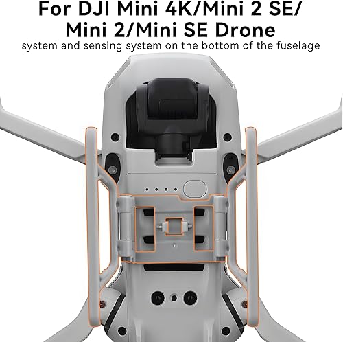Miniatura 23 de Mini 3 / Mini 3 Pro Tren de aterrizaje: Pierna de extensión de liberación rápida plegable para accesorios de drones DJI Mini 3 Series