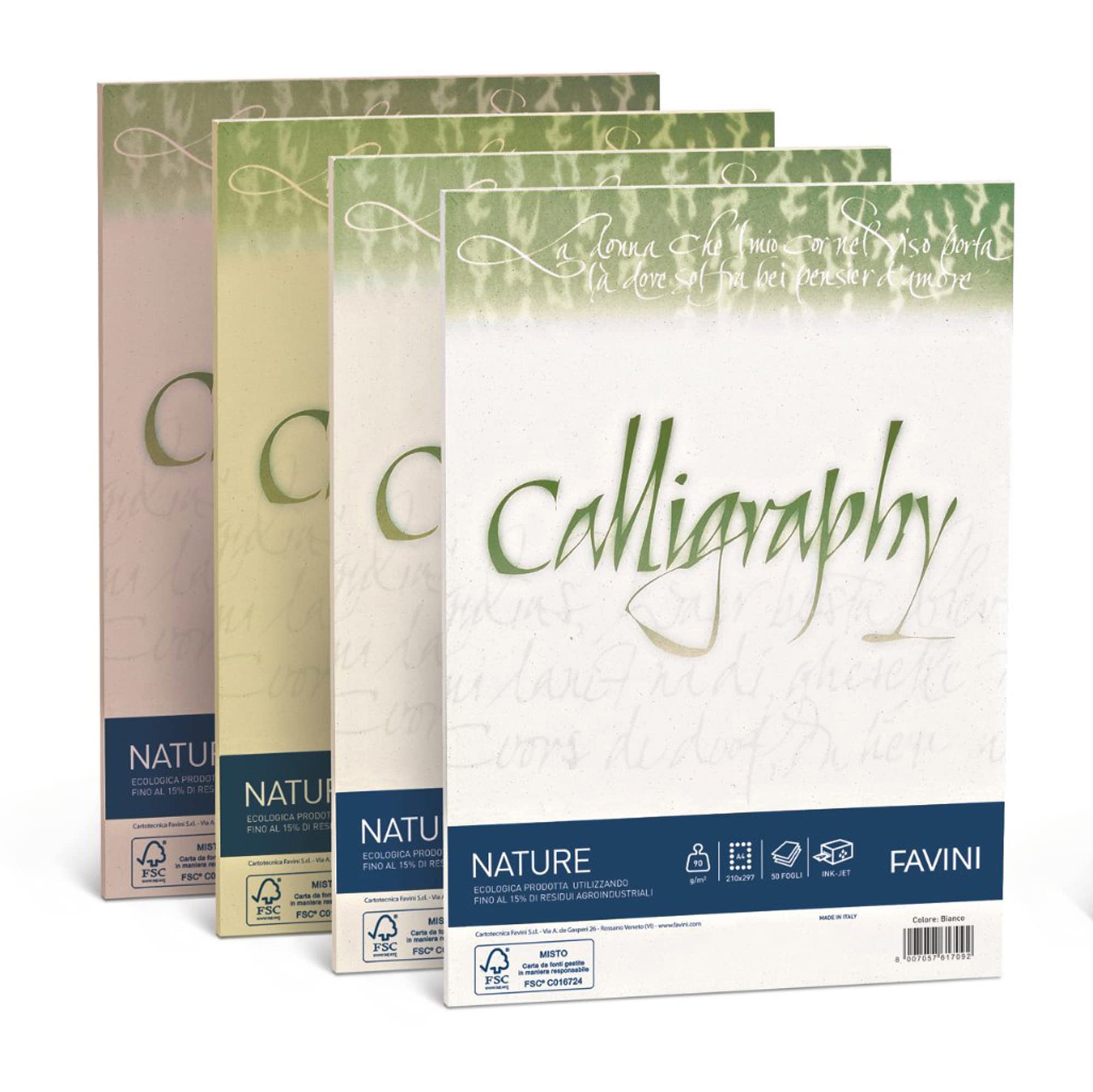 Favini Nature Calligraphy Printing Paper A4 (210x297 mm) Beige