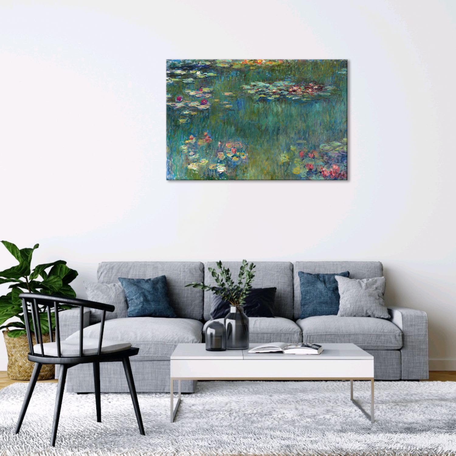 Amazon.co.jp: クロード モネ 睡蓮 アートパネル ポスター モネ 絵画