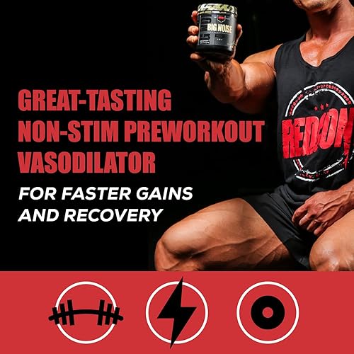 Miniatura 3 de REDCON1 Total War - Pila de preentrenamiento (mango de fresa) y polvo antiestimulante de gran ruido (sangre de tigre), dúo de preentrenamiento para