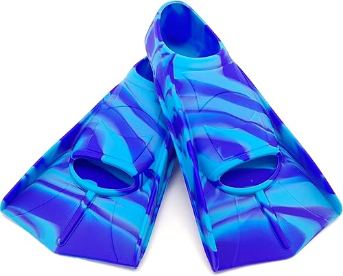Miniatura 18 de Fadgesy Swimming Training Fins,Comfortable Silicone Flippers for Swimming and Diving,Size Suitable Kids Girls Boys Adult