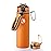 GOSWAG Insulated Sports Water Bottle, 24oz 2 Lids(with Straw/No Straw), Stainless Steel Water Bottles with Paracord Handle, Insulated Bottle with Double-Wall Vacuum Insulation