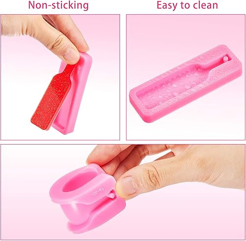 Miniatura 4 de Patelai 4 piezas de mini llavero de copa de vino, vaso de copa de vino, forma de botella de vino, molde de fondant de silicona para bricolaje,