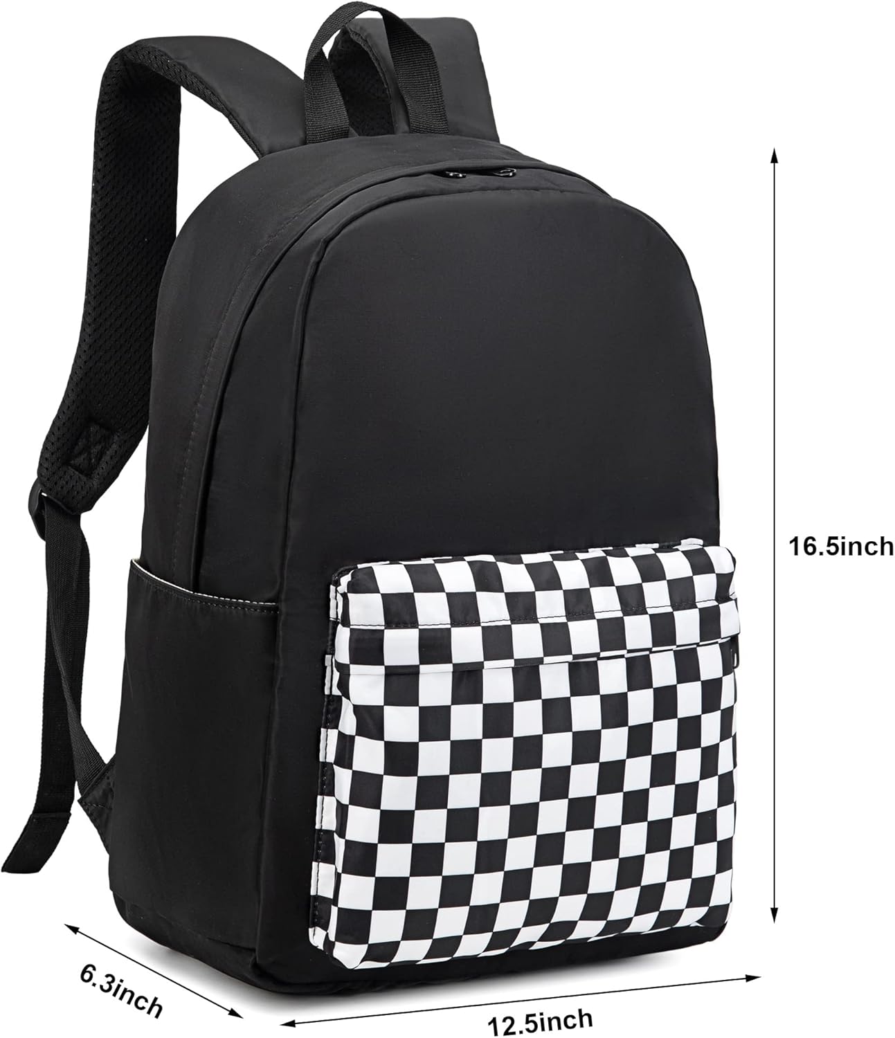 Checkered Backpack for Girls Women Teens, School Backpack College Bookbags Ladies Laptop Backpacks