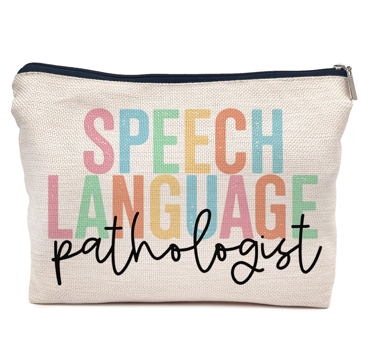 IWXYISLP Gift,Speech Language Pathologist Bag,SLP Speech Language Pathologist Makeup Bag Zipper Pouch Travel Toiletry Gifts For Women Speech Language Pathologist
