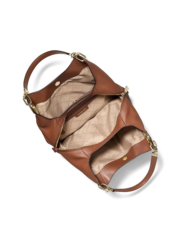 Michael Kors MICHAEL Lillie Large Chain Shoulder Tote Luggage One Size by Michael Kors - Image 4