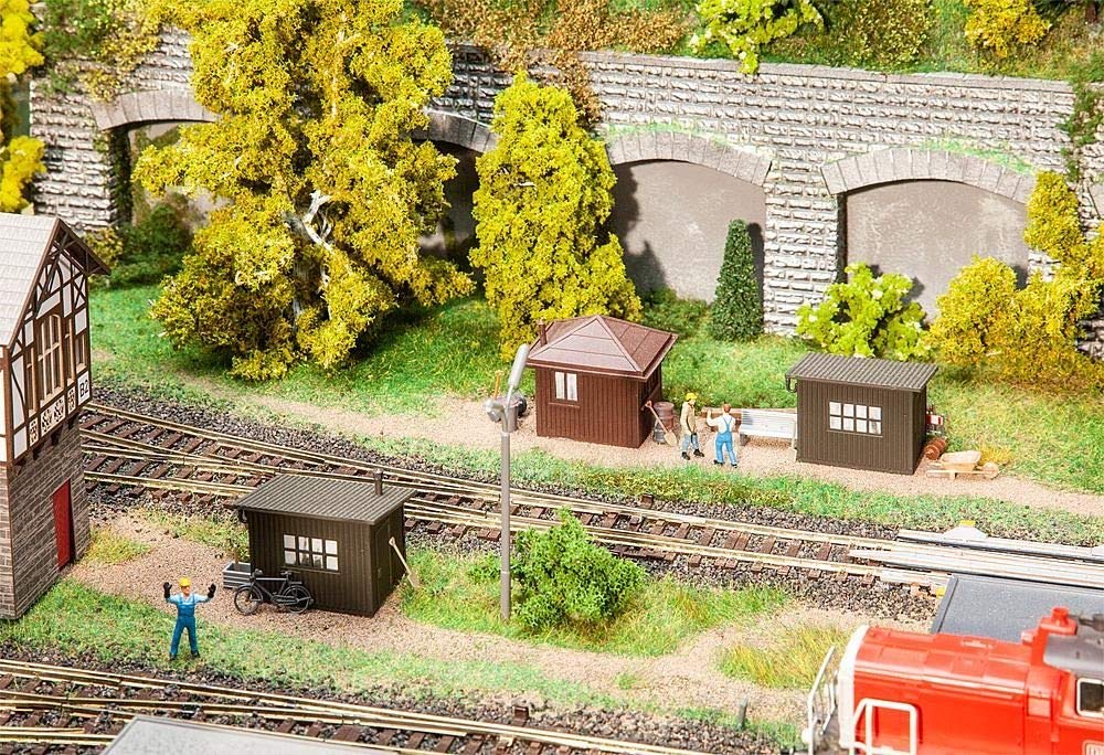 Faller 120272 Train Driver Waiting House, 2 Track Items Model Kit, Various