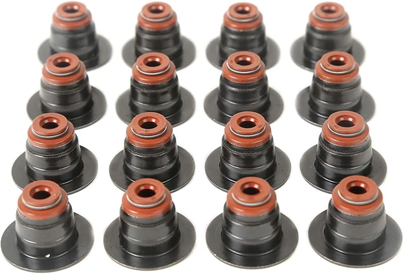 Jogo de retentores de haste de válvula MPLUS OE SOLUTION AUTOPARTS SS71043 para GMC Colorado e Isuzu I280 2.8L DOHC 2004 a 2006 – 16 unidades