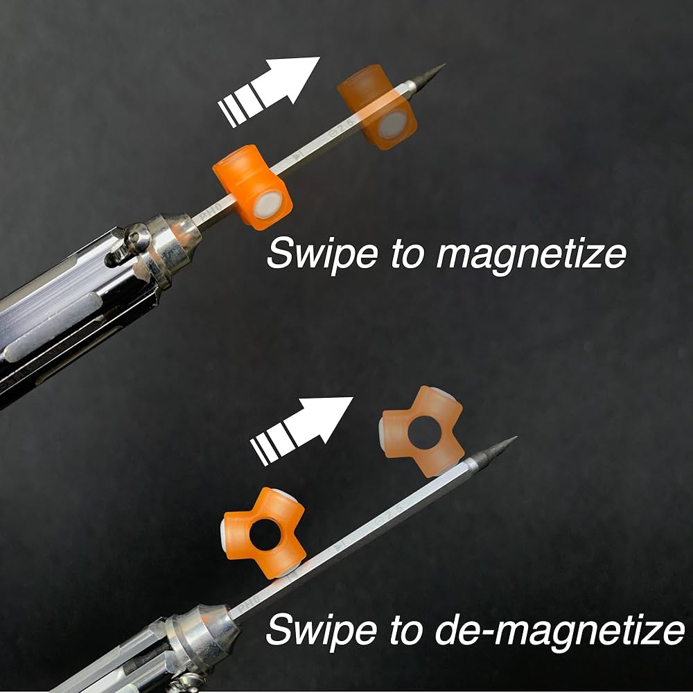  Man「D.D.」 711L HexaMag Demagnetizer/Magnetizer Tool | Screwdriver Bit