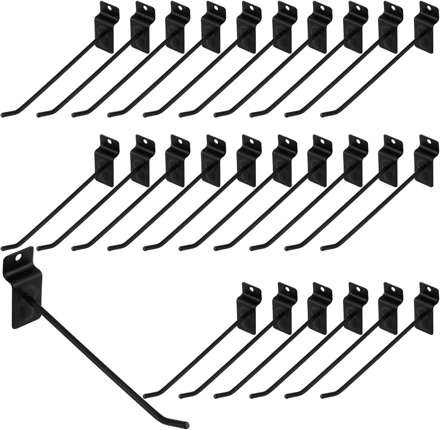 Peg Board Hooks Slat Wall Hooks 100 PCS Inch Slatwall Hooks