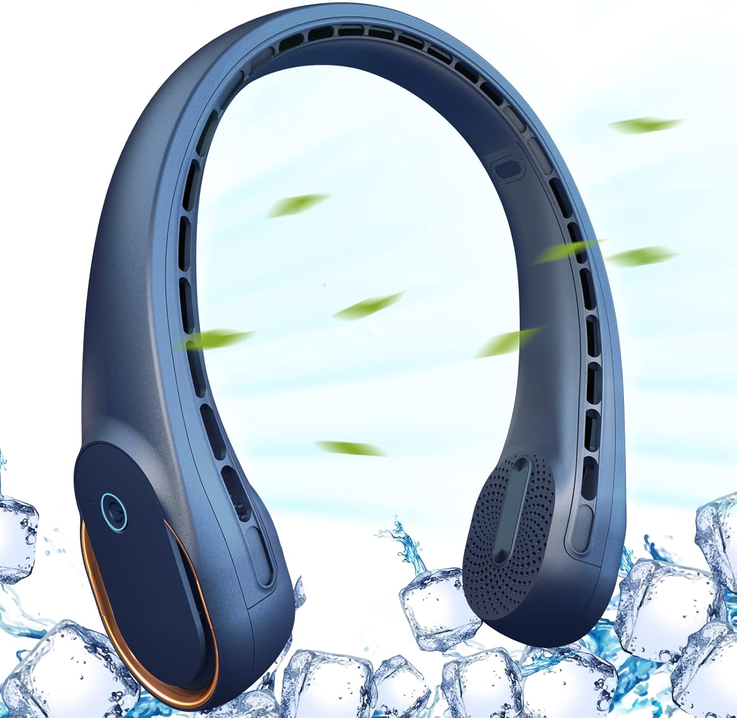 Neck Fan, Portable Fan around Neck, 4000 mAh Battery