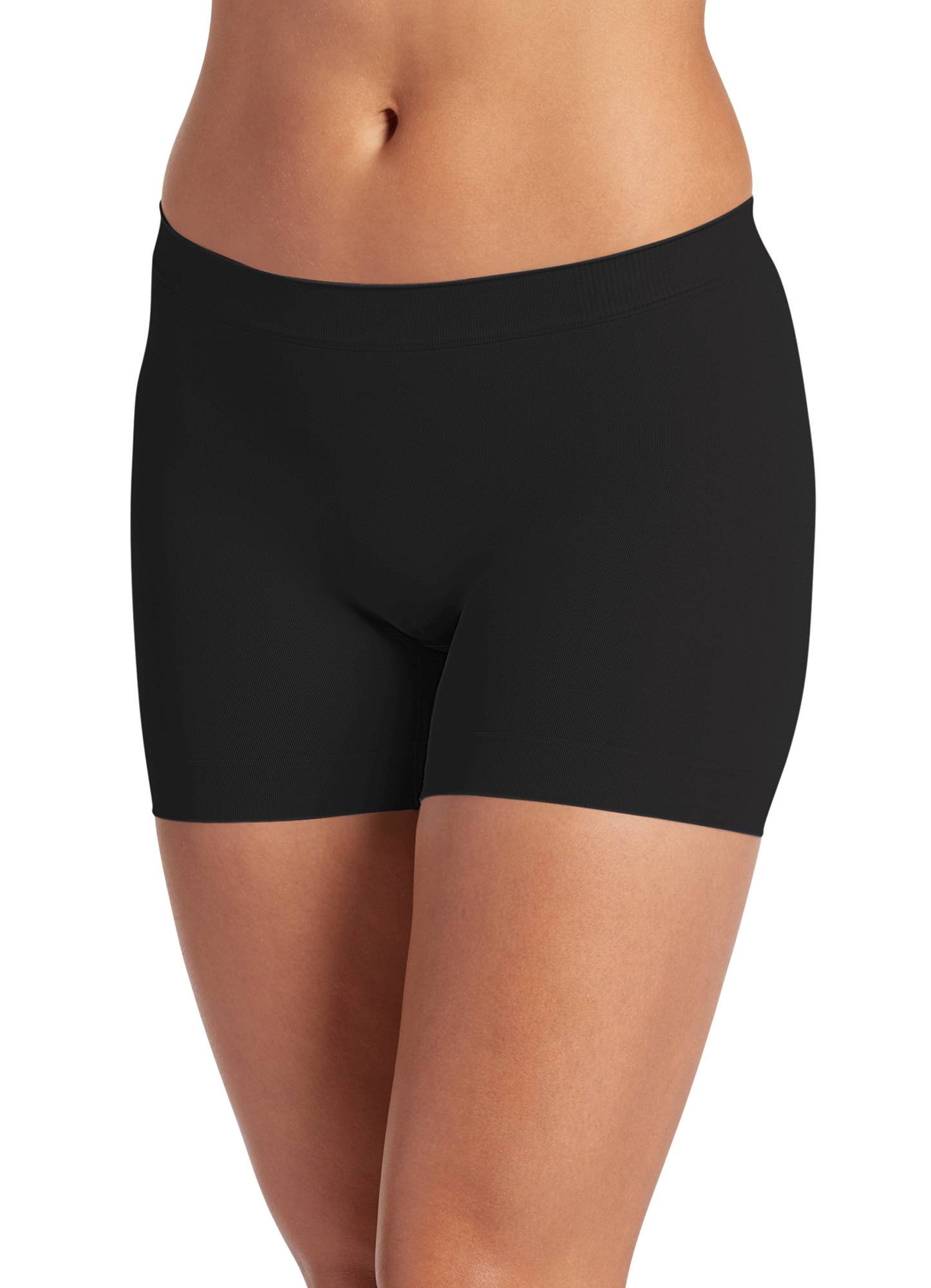 Jockey Women's Underwear Skimmies Short Length Slipshort XLarge Black