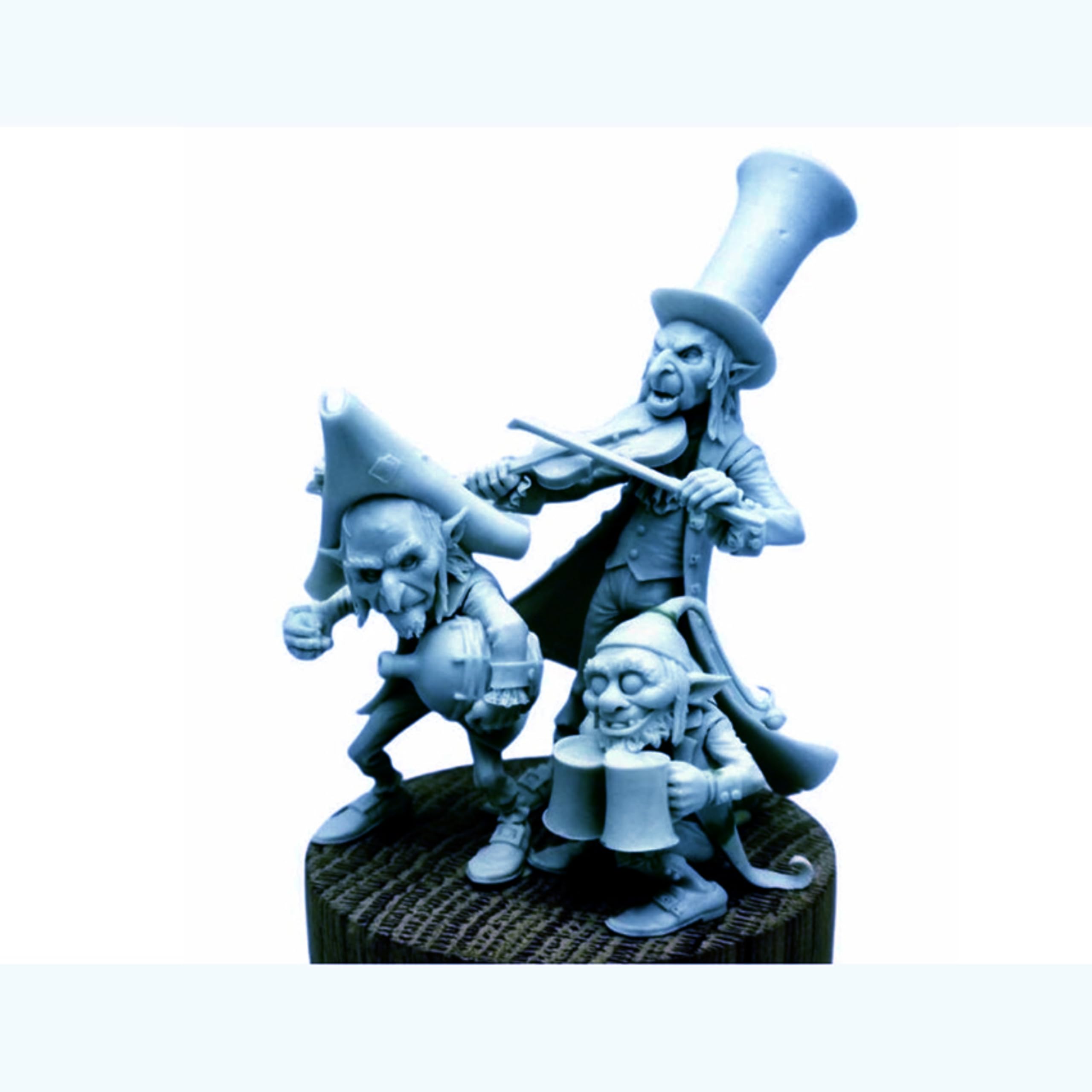 1/32 Ancient Elf Wizard Kit de modelismo en Resina sin Pintar ni Montar (3 Personas) //Ji5s-9