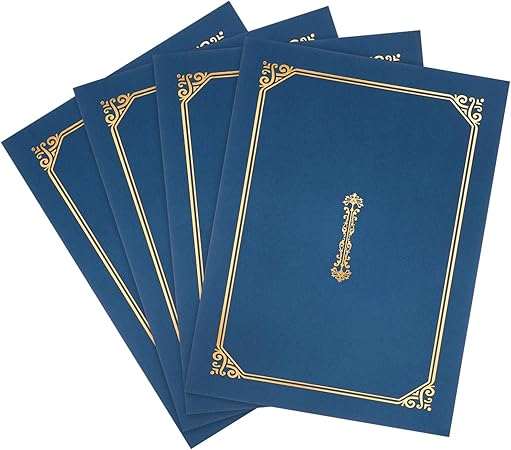 CRAFTHROU 4 Pcs Certificate Cover Certificates Presentation Folders CRAFTHROU 4 Pcs Certificate Cover Certificates Presentation Folders