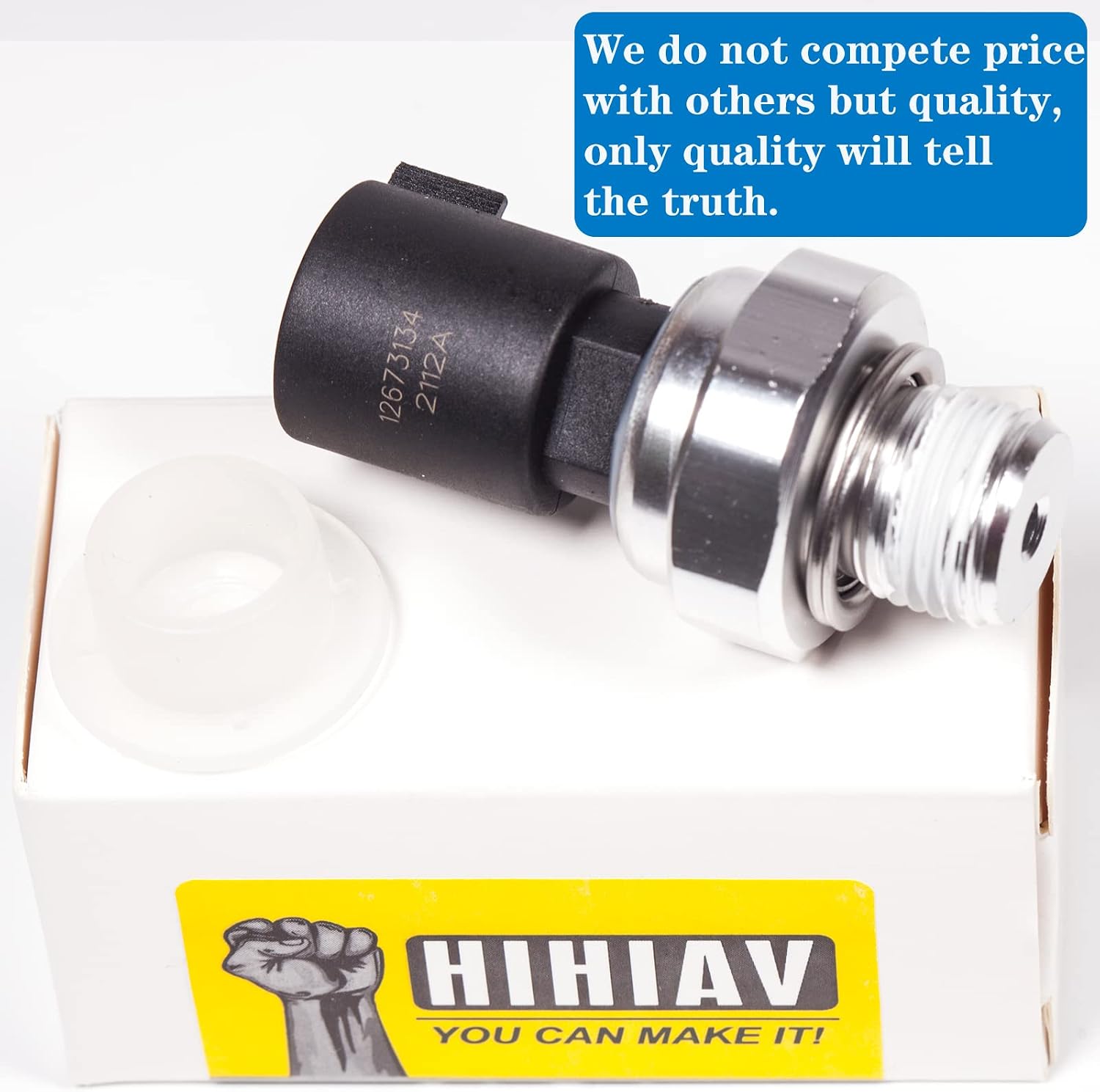 12673134 926-041 Transmission Engine Oil Pressure Sensor Switch Oil Sending Unit for GMC,Buick,Cadillac;Chevy Chevrolet Express Silverado Yukon Sierra Tahoe Impala 12596951 4.8 5.3 6.0 6.2L