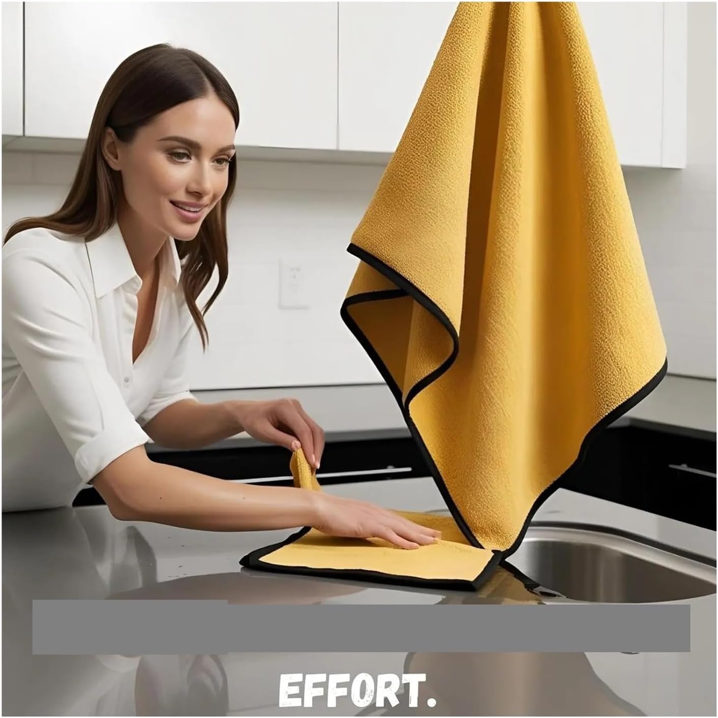 6 PCS 600GSM Microfiber Car Cleaning Cloths - Professional Car Wash Towels for Wiping and Drying