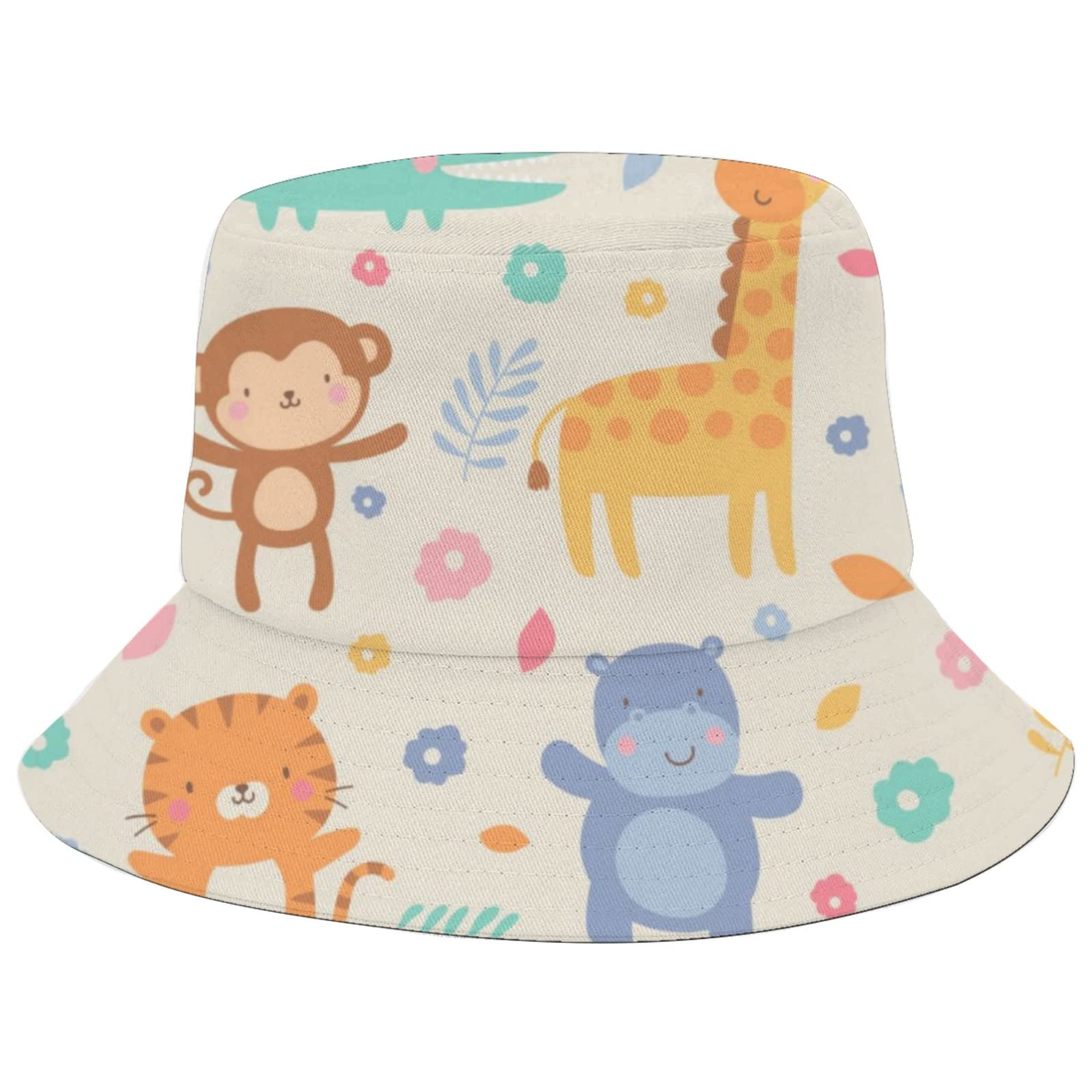 Ethnic Cotton Bucket Caps Women, CoolWomens Cap for Fishing Accessories for Vacation Must Haves