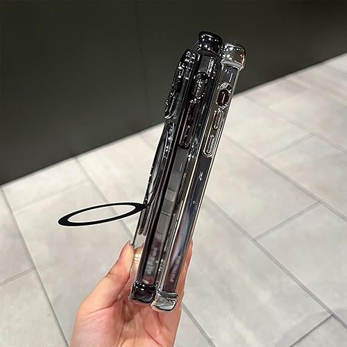 Miniatura 6 de PUFE Funda anticaída para iPhone con soporte de anillo invisible, funda de teléfono con cojín de aire de 4 esquinas para iPhone 11, 12, 13, 14, 15