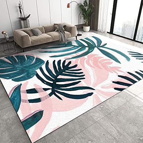 Miniatura 8 de Alfombra moderna con diseño de dibujos animados para niños, bonita alfombra nórdica de arco iris, plegable, fácil de limpiar, lavable,