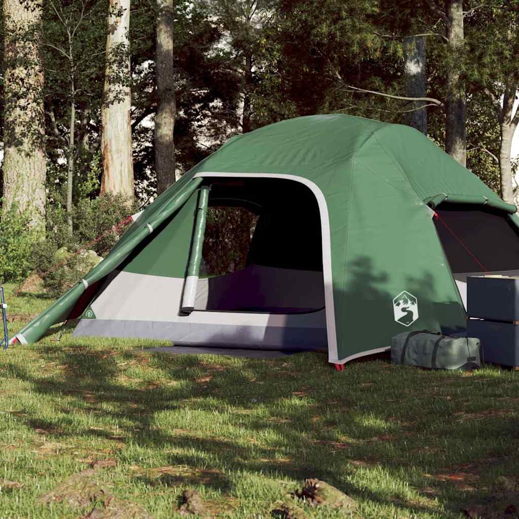 Genérico Tienda de campaña iglú para 4 Personas Impermeable Verde,Deportes,Actividades al Aire Libre,Camping y Senderismo,Tiendas de campaña-94719