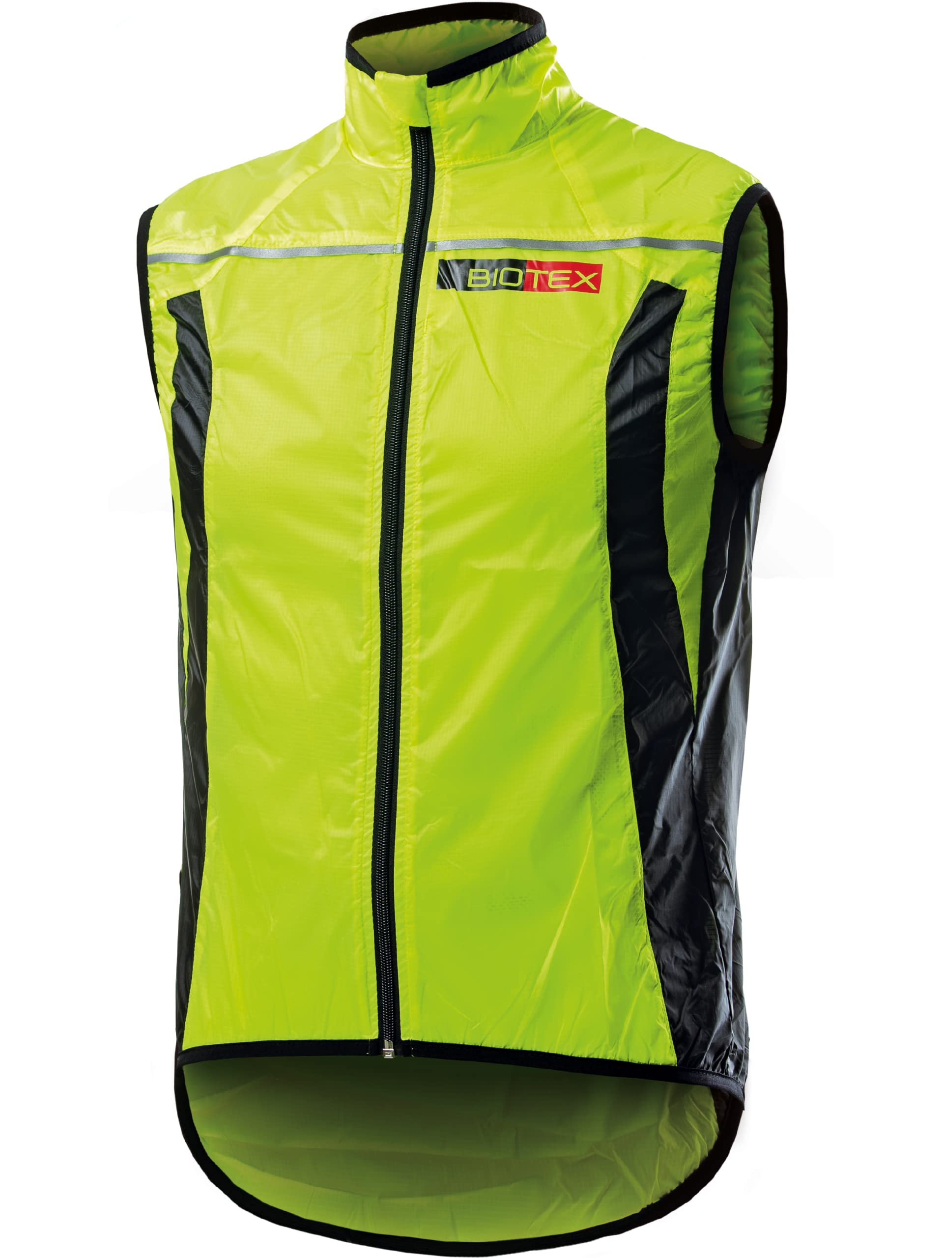 BIOTEX Gilet X-Light Antivento Ciclismo e Running, Intimo Tecnico Sportivo, Giacca Traspirante e Ripiegabile